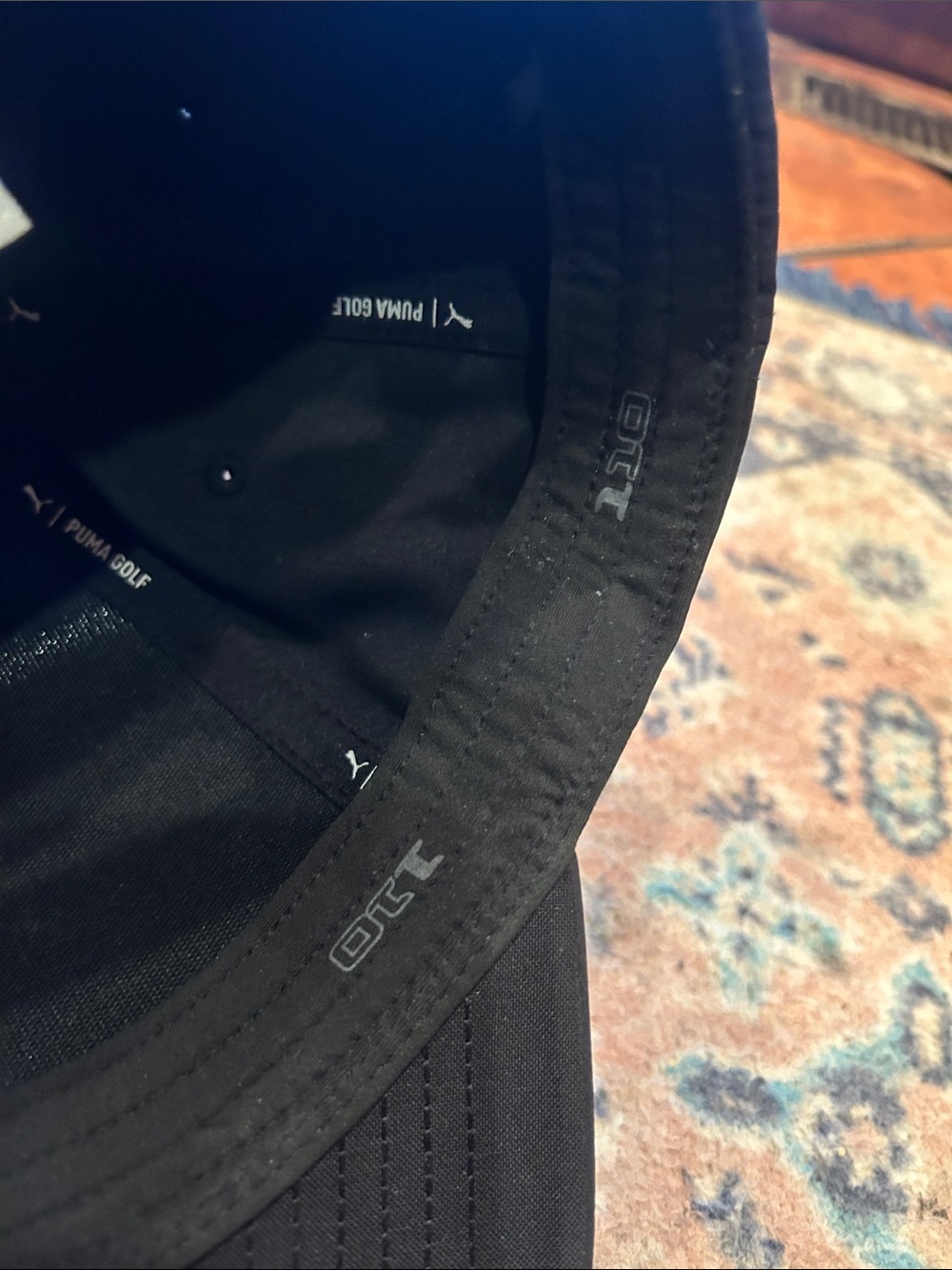 Puma Heritage P Golf Cap - Black - Picture 9 of 11